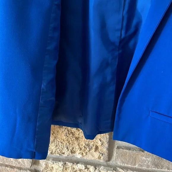 Vince Camuto Royal Blue Crop Jacket Size 8 - Picture 5 of 12